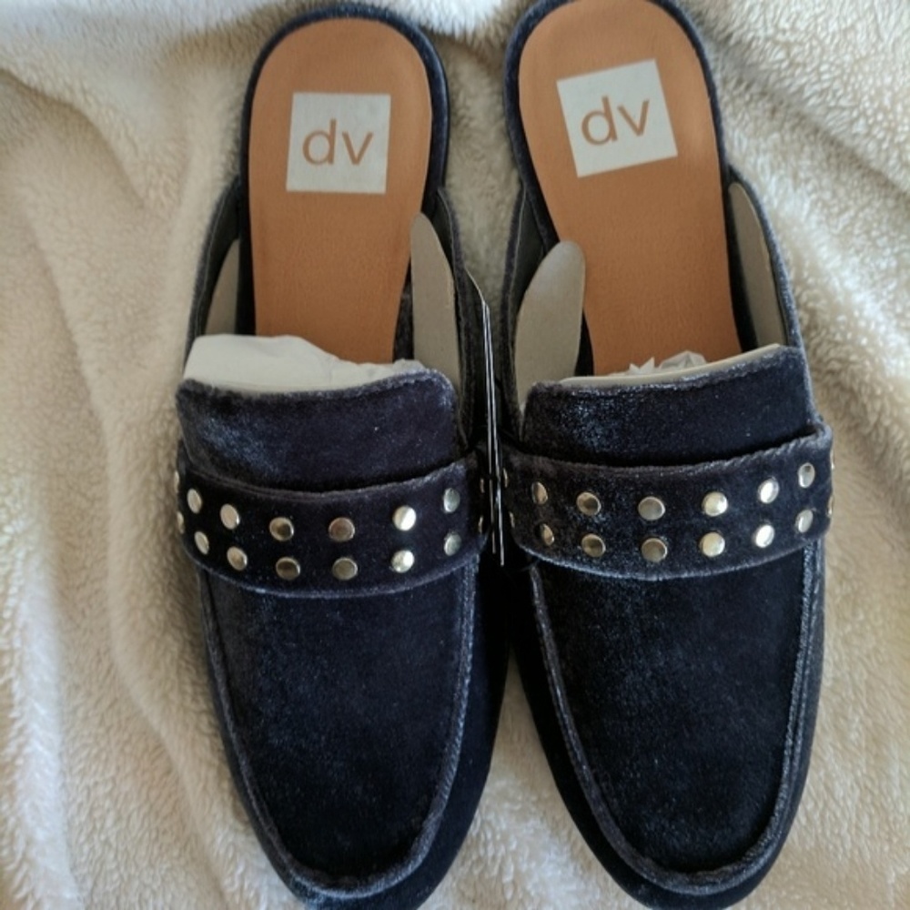 NEW dv Dolce Vita Amery Mules Slip On Back Less Sh